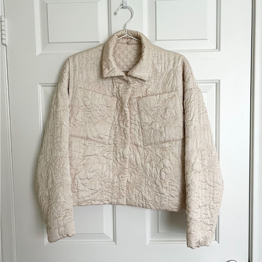 H&m Conscious Exclusive Oversized Padded Bomber Jacket Size S